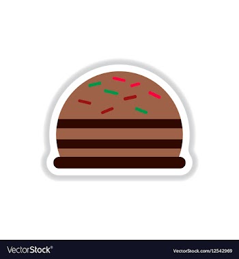 In paper sticker style vector image