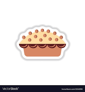 In paper sticker style vector image