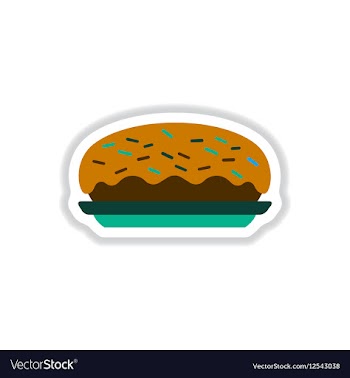 In paper sticker style vector image