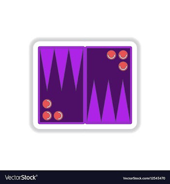 In paper sticker style vector image
