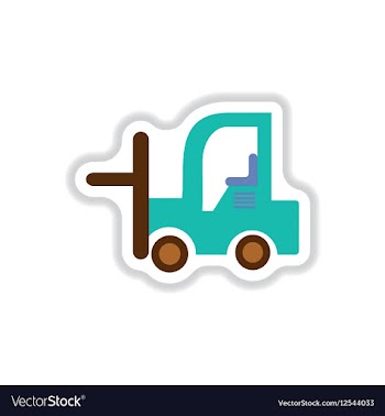In paper sticker style vector image
