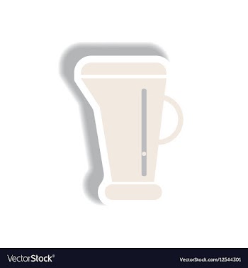In paper sticker style vector image