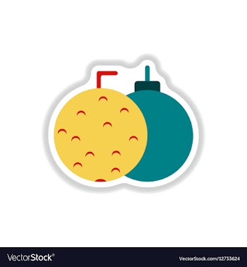 In paper sticker style vector image