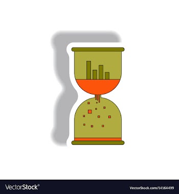 In paper sticker style vector image