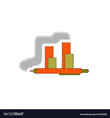 In paper sticker style vector image