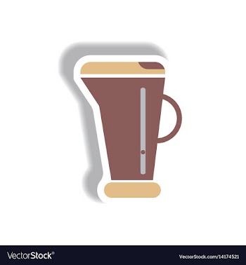 In paper sticker style vector image