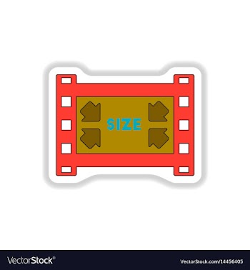 In paper sticker style vector image