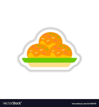 In paper sticker style vector image