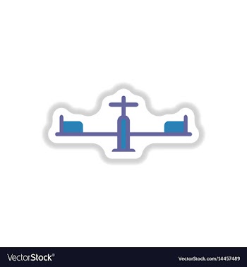 In paper sticker style vector image
