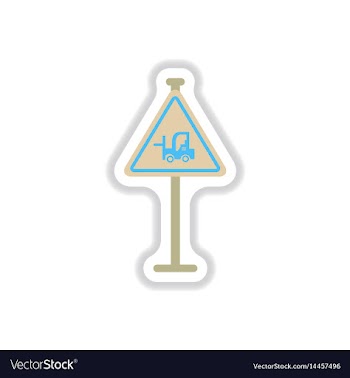 In paper sticker style vector image