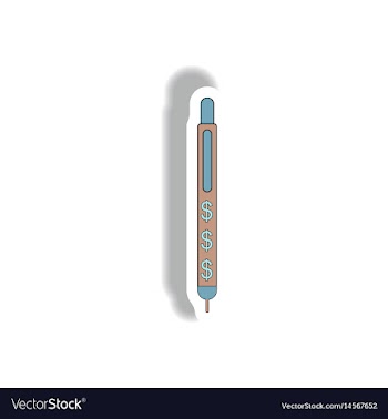 In paper sticker style vector image