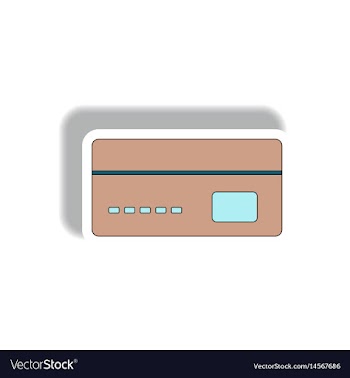 In paper sticker style vector image
