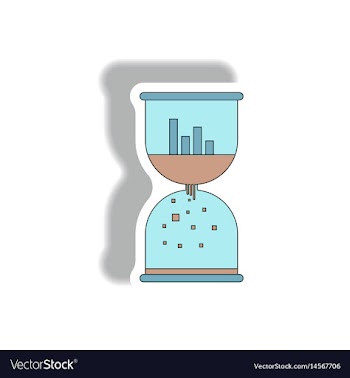 In paper sticker style vector image