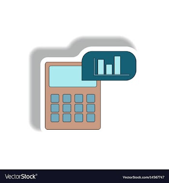 In paper sticker style vector image