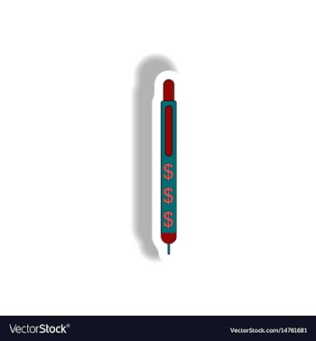 In paper sticker style vector image
