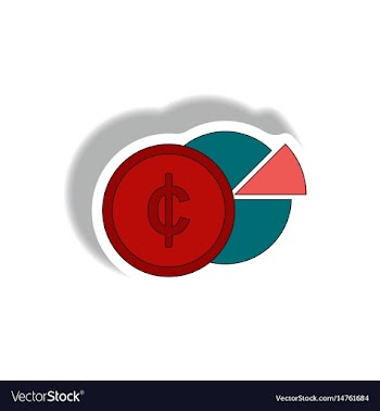 In paper sticker style vector image