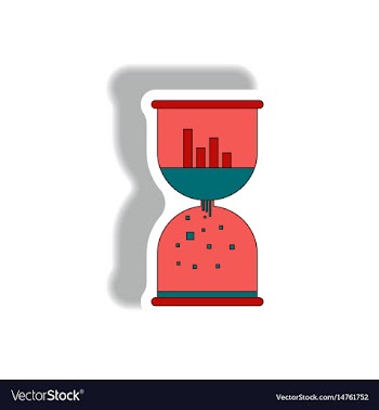 In paper sticker style vector image