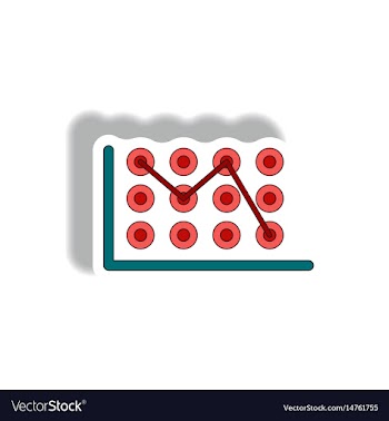 In paper sticker style vector image