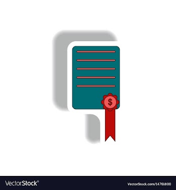 In paper sticker style vector image