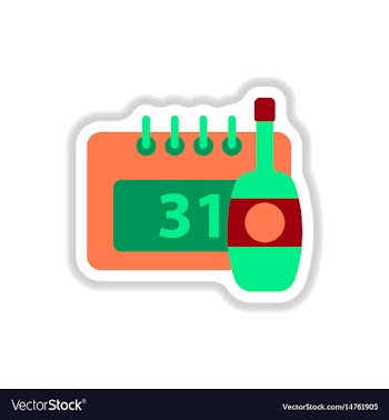 In paper sticker style vector image