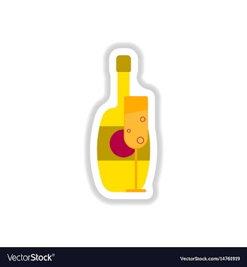 In paper sticker style vector image