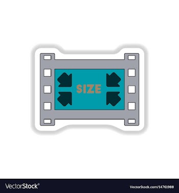 In paper sticker style vector image