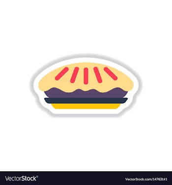 In paper sticker style vector image