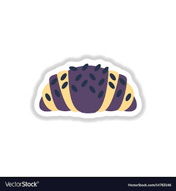 In paper sticker style vector image