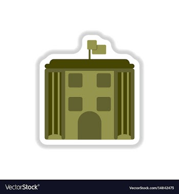 In paper sticker style vector image