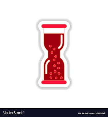 In paper sticker style vector image