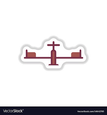 In paper sticker style vector image