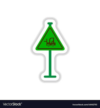 In paper sticker style vector image