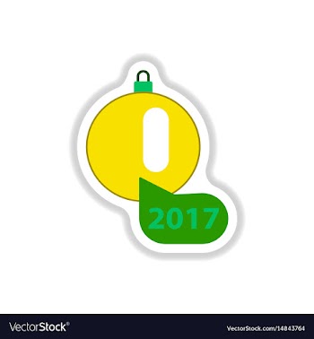 In paper sticker style vector image