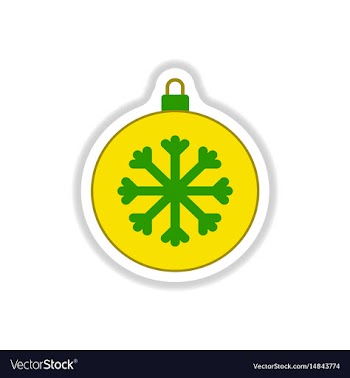 In paper sticker style vector image