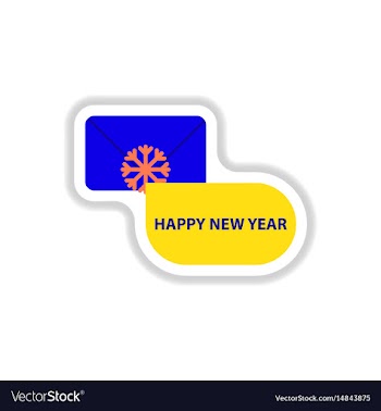 In paper sticker style vector image