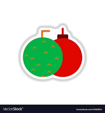 In paper sticker style vector image