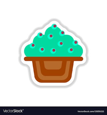 In paper sticker style vector image