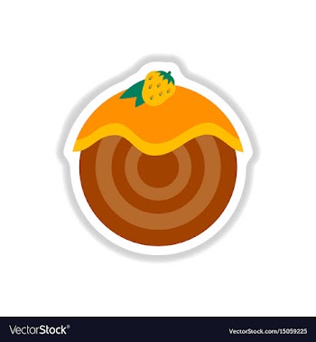 In paper sticker style vector image