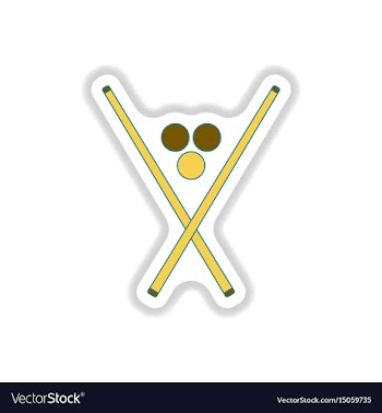 In paper sticker style vector image