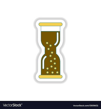 In paper sticker style vector image
