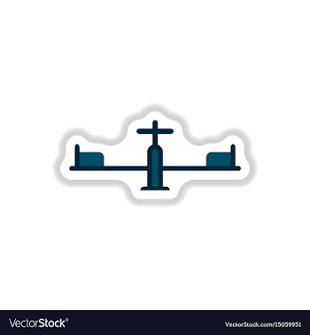 In paper sticker style vector image