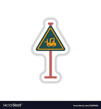 In paper sticker style vector image