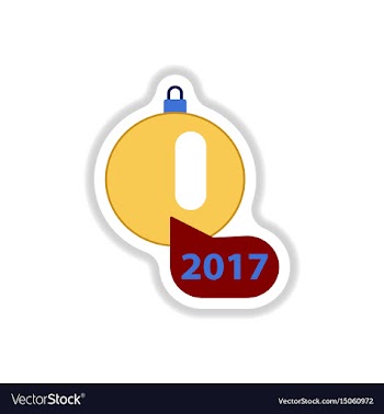 In paper sticker style vector image