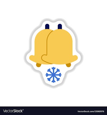 In paper sticker style vector image