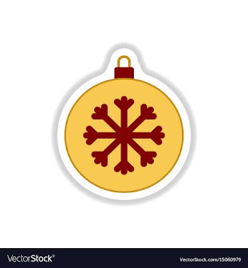 In paper sticker style vector image