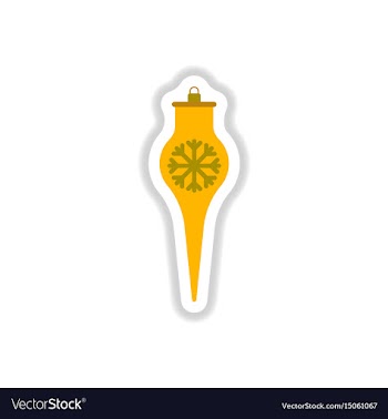 In paper sticker style vector image