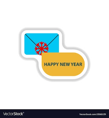 In paper sticker style vector image