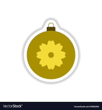 In paper sticker style vector image