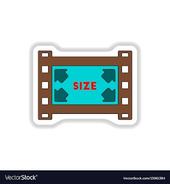 In paper sticker style vector image
