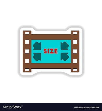In paper sticker style vector image